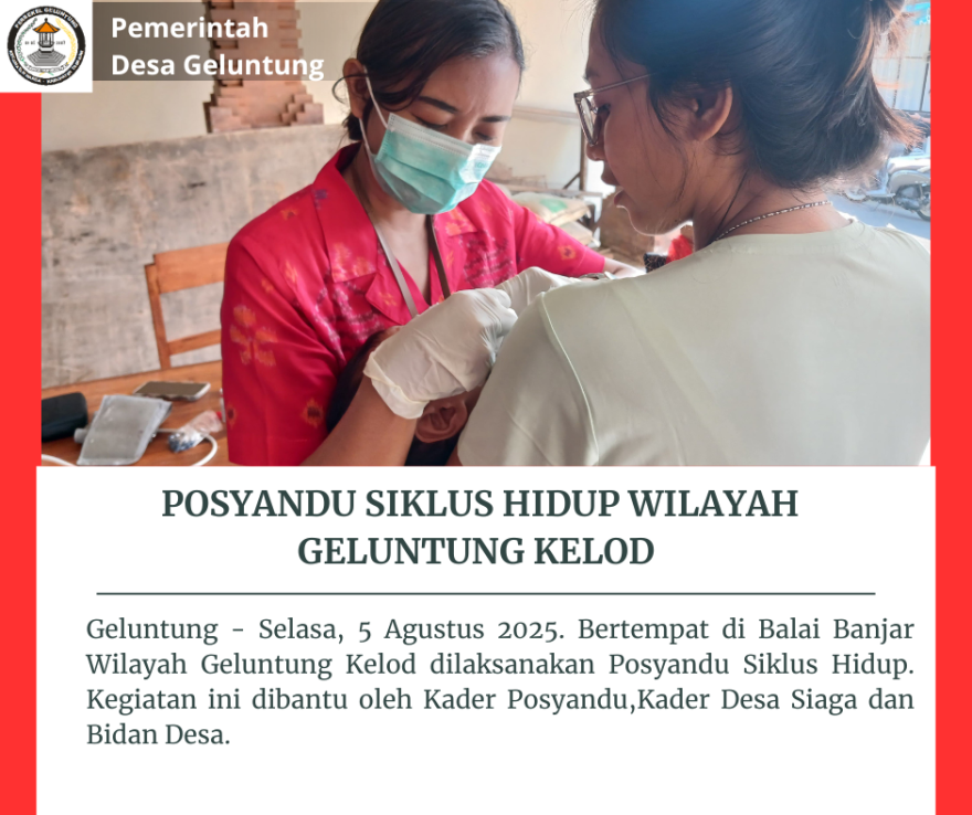 PEMBERIAN VITAMIN BALITA DI POSYANDU WILAYAH GELUNTUNG KELOD 